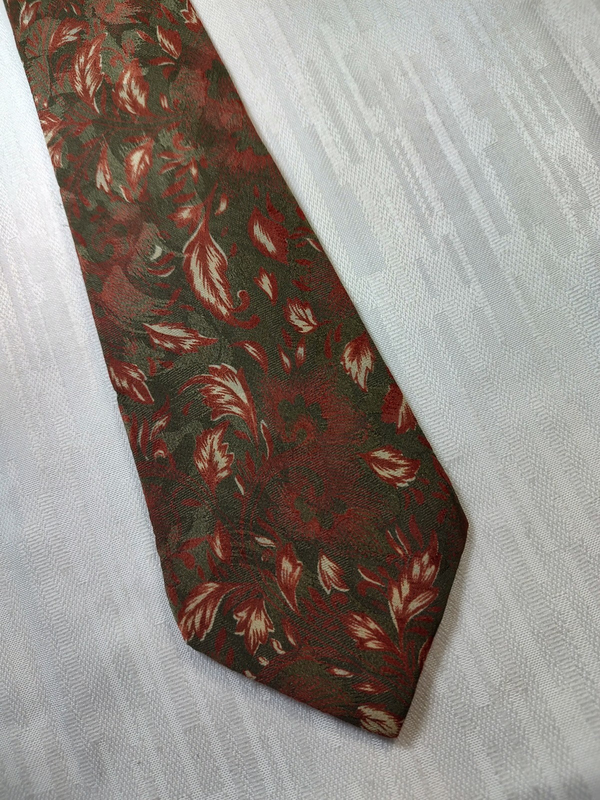 TRUSSARDI 100% SILK TIE SETA CRAVATTA NECKTIE MADE IN ITALY CLASSIC