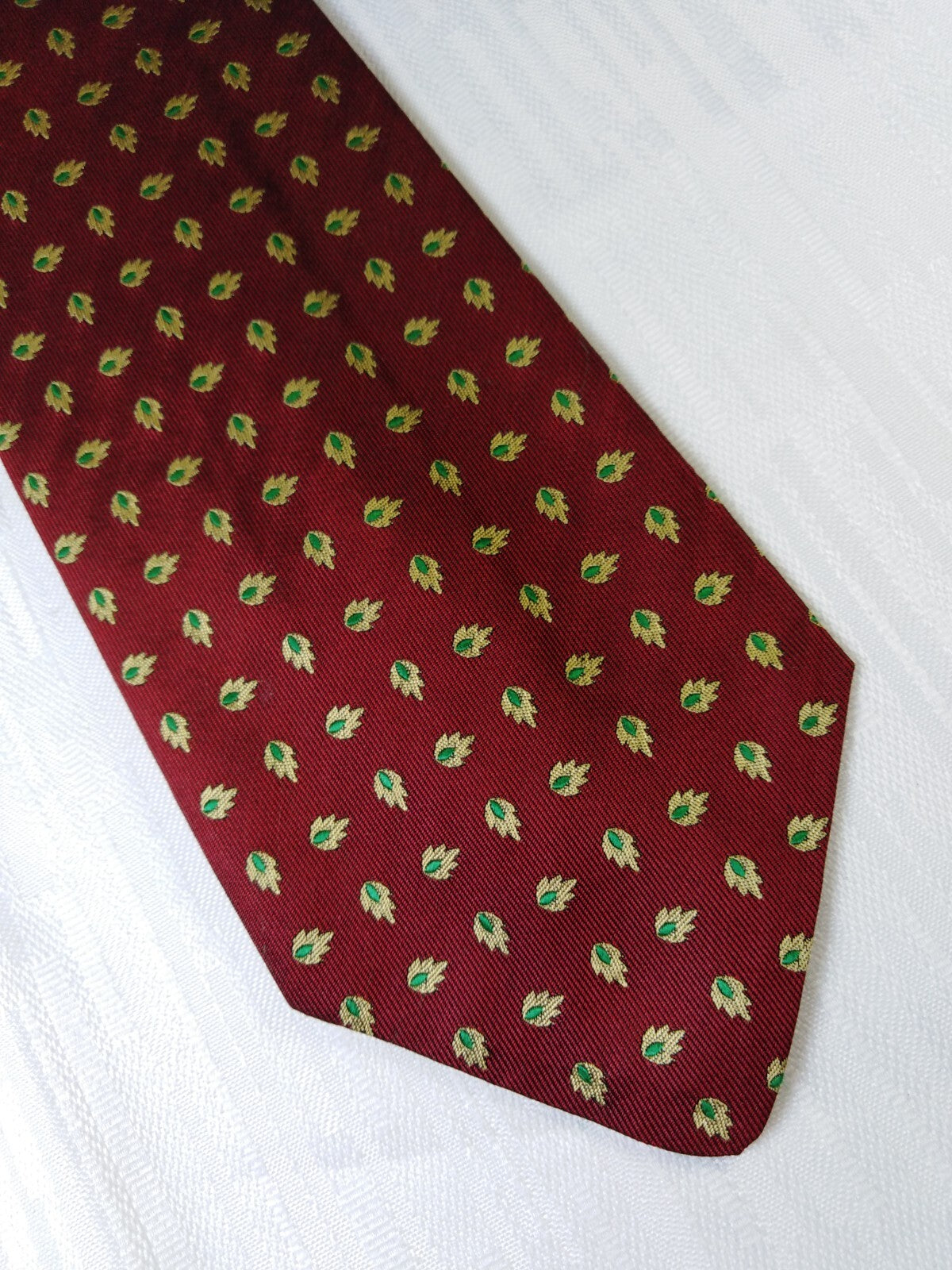 LUIGI PANZA 100% SILK TIE SETA CRAVATTA NECKTIE MADE ITALY VINTAGE CLASSIC