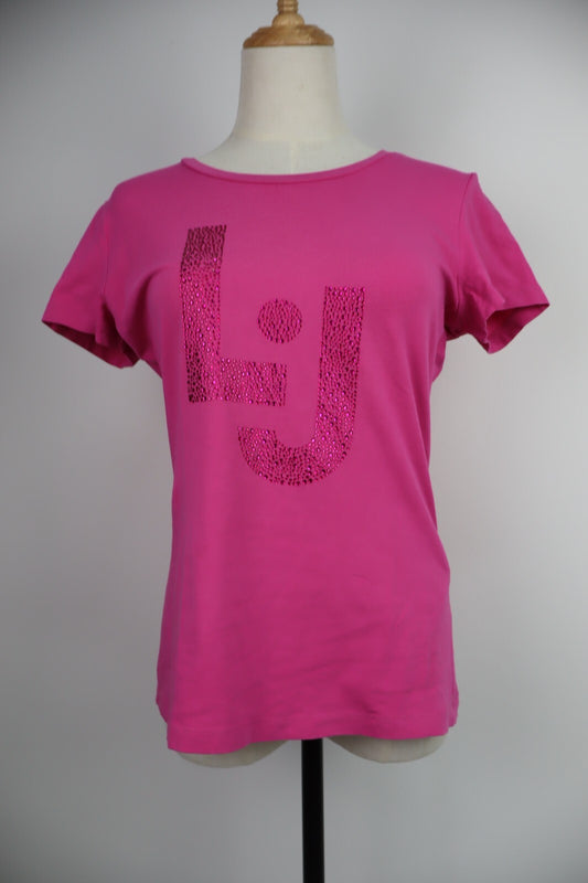 LIU JO JEANS MAGLIA DONNA TG. M WOMAN CASUAL VINTAGE T-SHIRT TOP