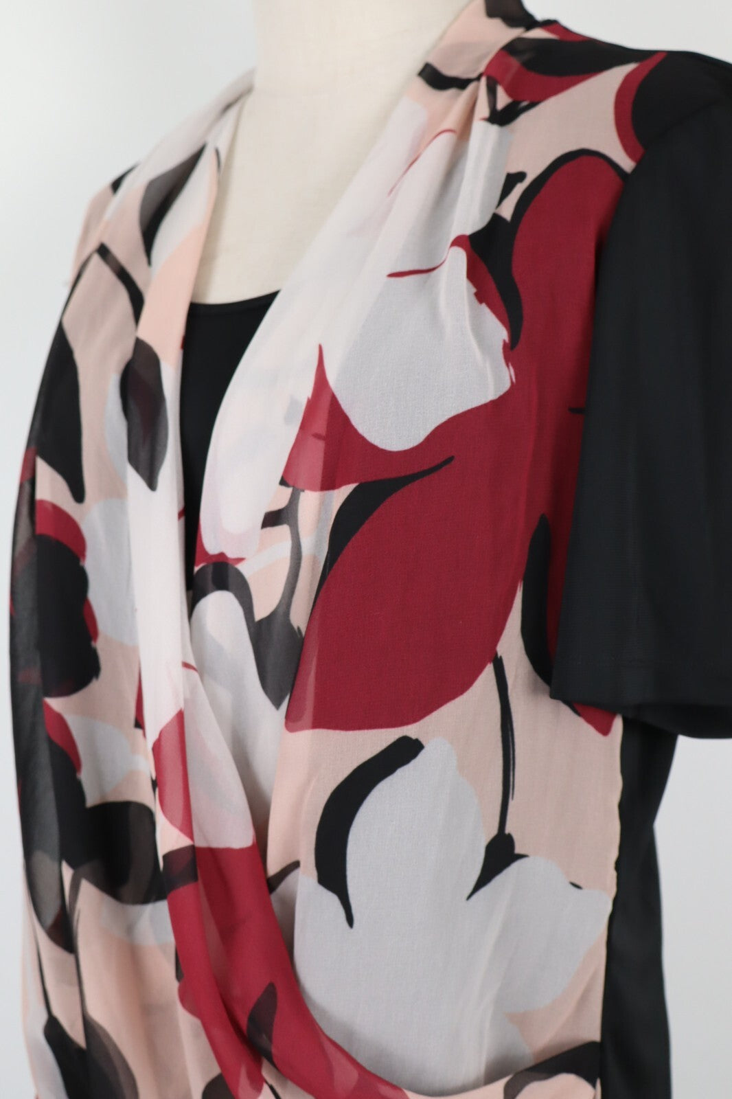 PER TE BY KRIZIA MAGLIA DONNA TG. 17 WOMAN T-SHIRT CASUAL VINTAGE FLORAL