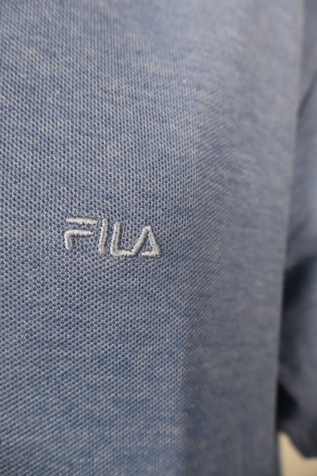 FILA POLO MAGLIA UOMO TG 56 MAN T-SHIRT CASUAL VINTAGE COTONE COTTON LOGO