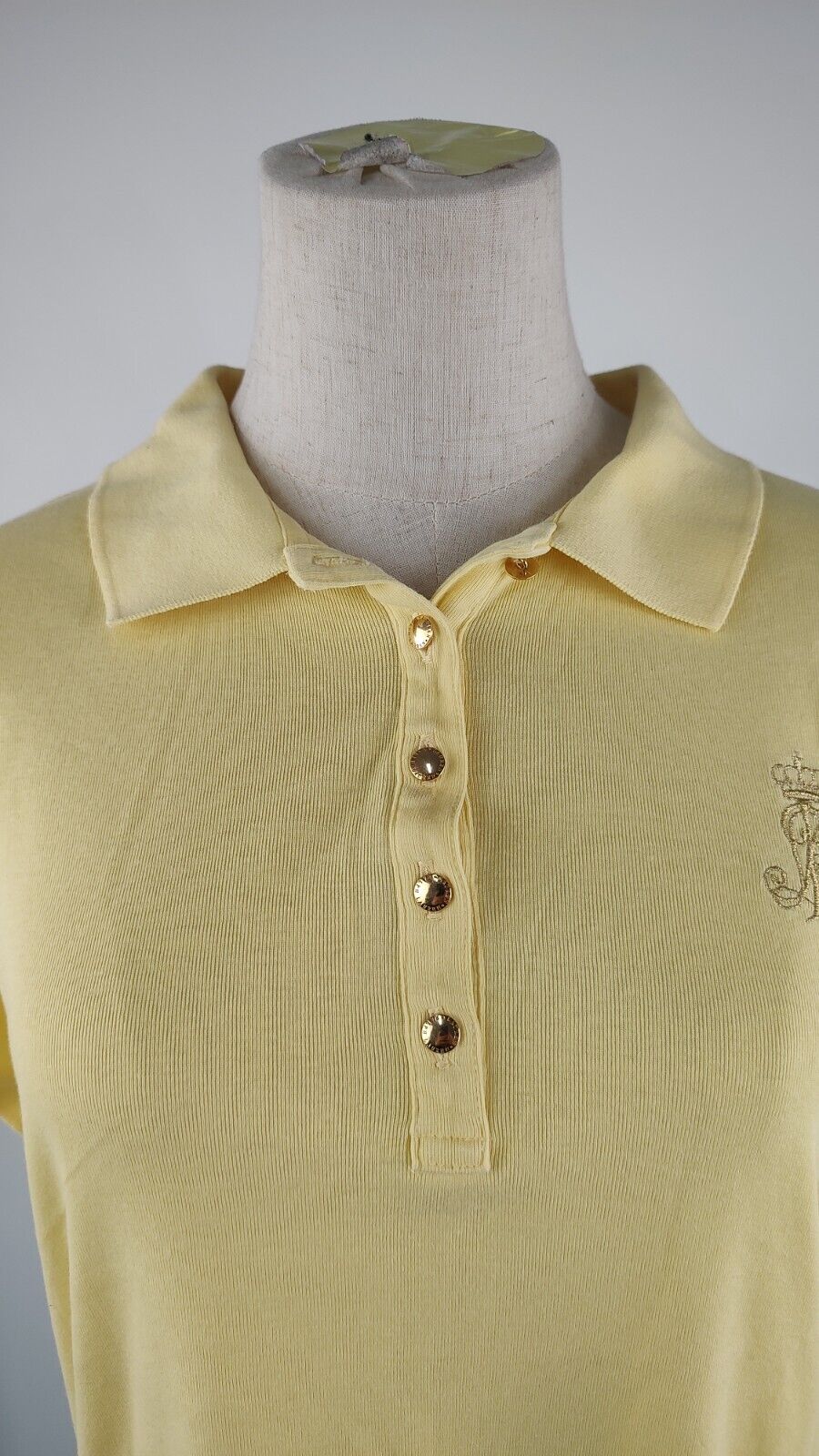 LAUREN RALPH LAUREN POLO MAGLIA DONNA COTONE TG. L WOMANSHIRT CASUAL VINTAGE