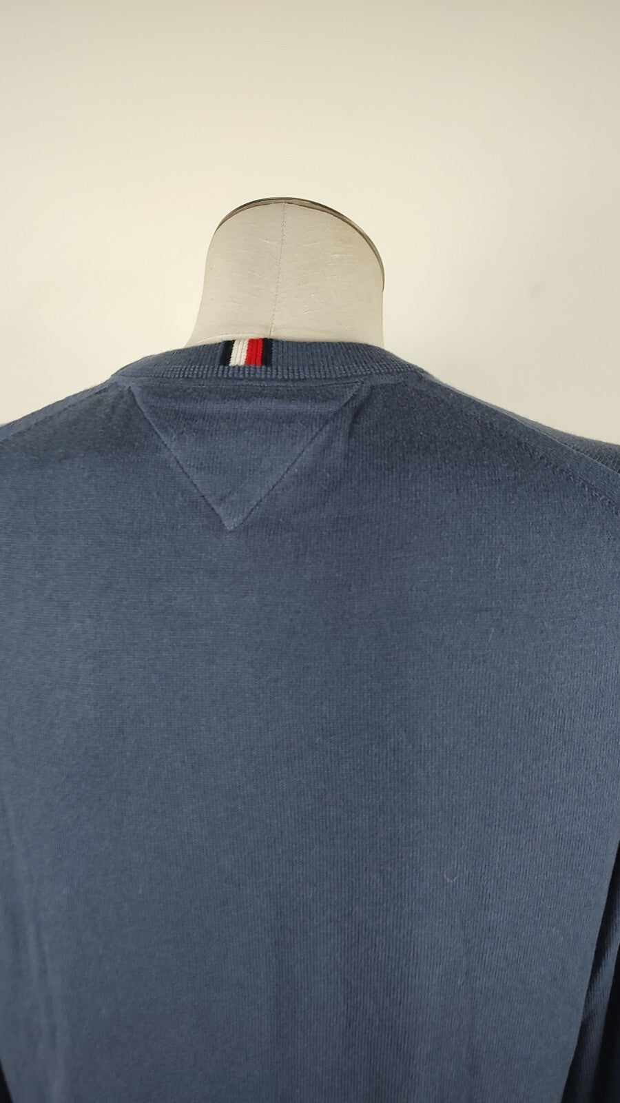 TOMMY HILFIGER MAGLIONE UOMO Tg. XL MAN SWEATER CASUAL VINTAGE CASHMERE
