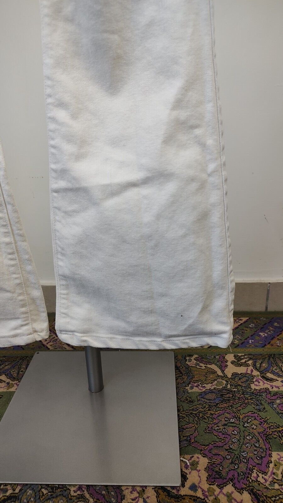 RICHMOND PANTALONE CASUAL DONNA TG. 30 WOMAN VINTAGE PANTS COTONE