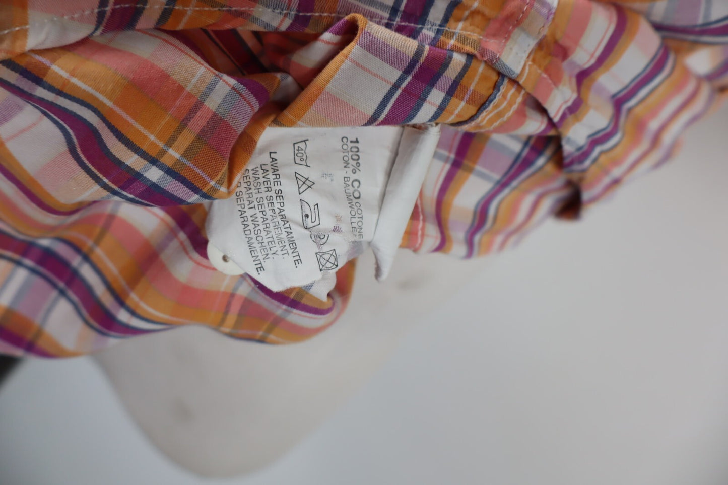 CARRERA CAMICIA UOMO COTONE TG. L MAN CASUAL VINTAGE SHIRT COTTON