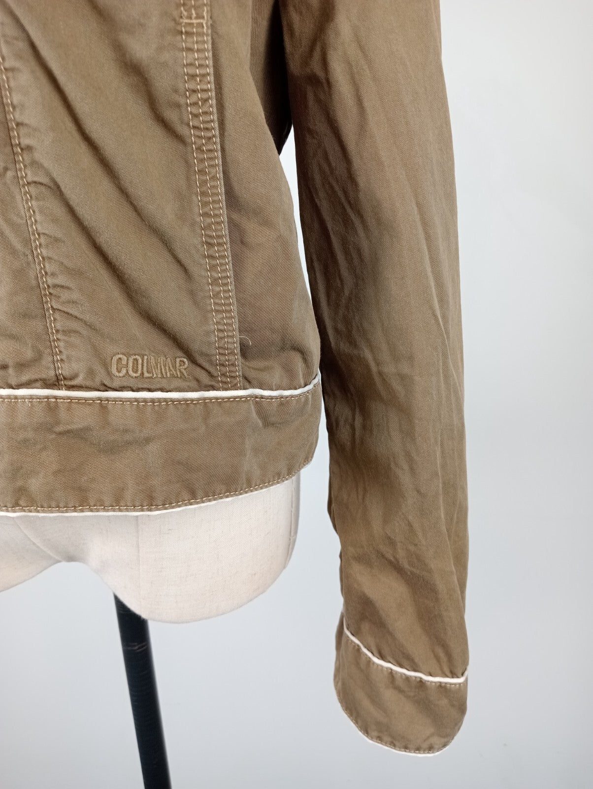 COLMAR GIUBBINO LEGGERO GIACCA COTONE DONNA Tg 46 WOMAN JACKET CASUAL VINTAGE