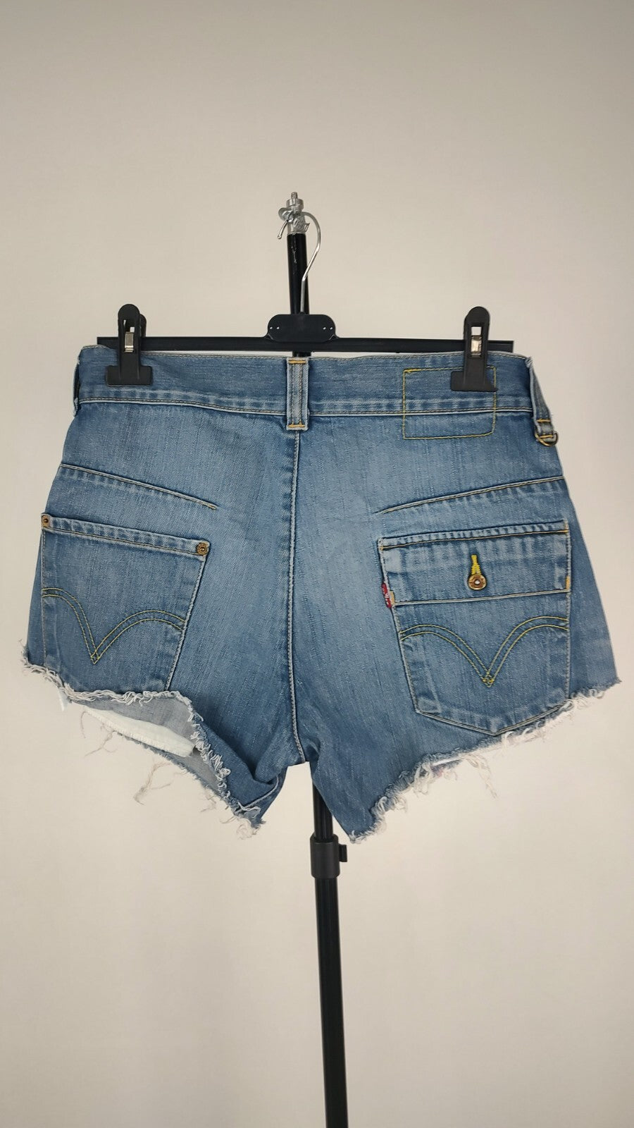 LEVI'S PANTALONCINO DENIM JEANS DONNA TG W29 WOMAN VINTAGE SHORTS
