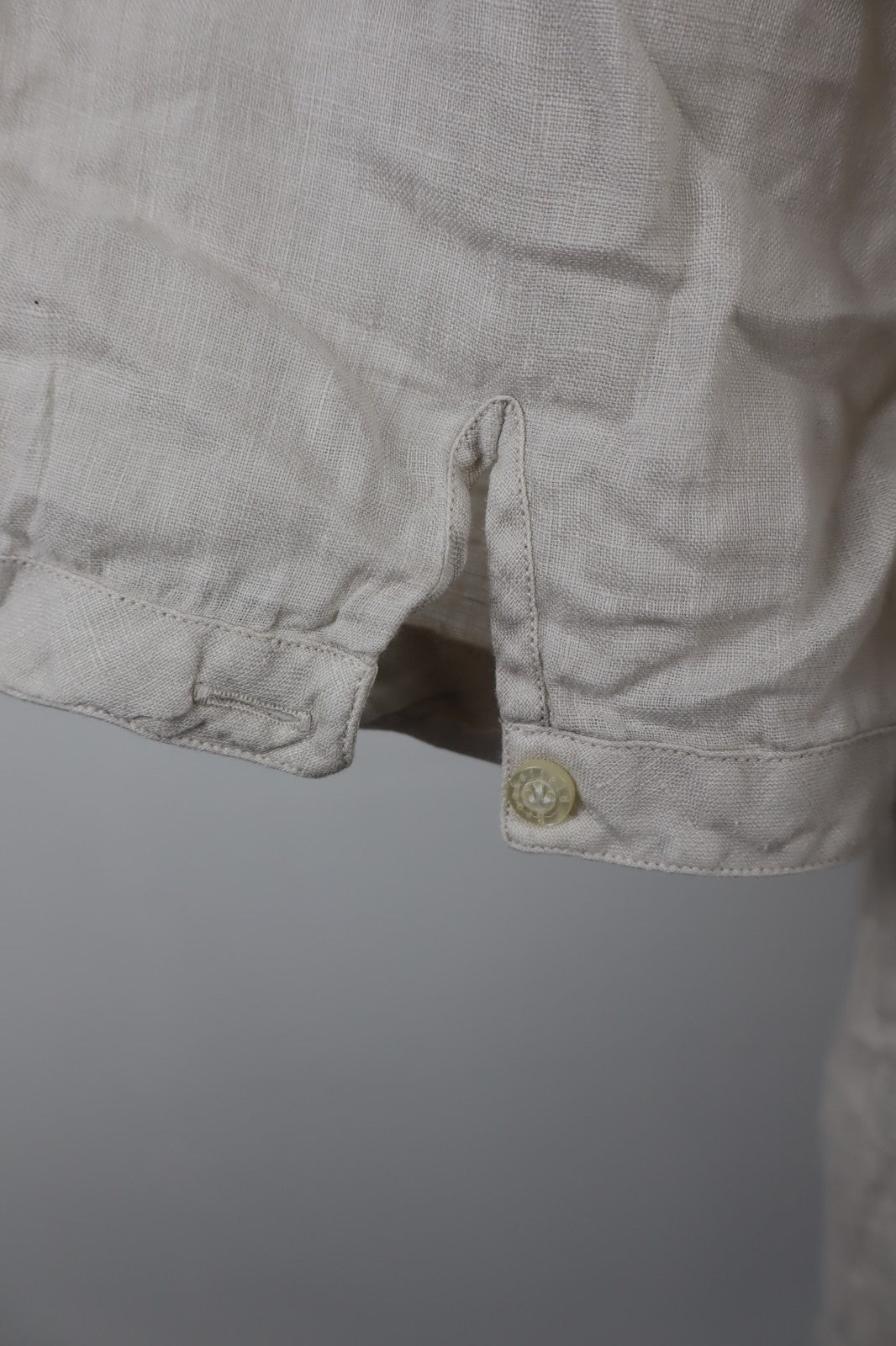 BROOKSFIELD CAMICIA  DONNA TG. 44 WOMAN SHIRT CASUAL VINTAGE LINO MANICHE 3/4