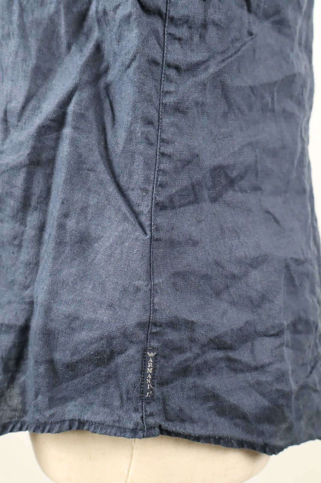 ARMANI JEANS CAMICIA DONNA TG. 46 WOMAN SHIRT CASUAL VINTAGE ITALY LINO LINEN