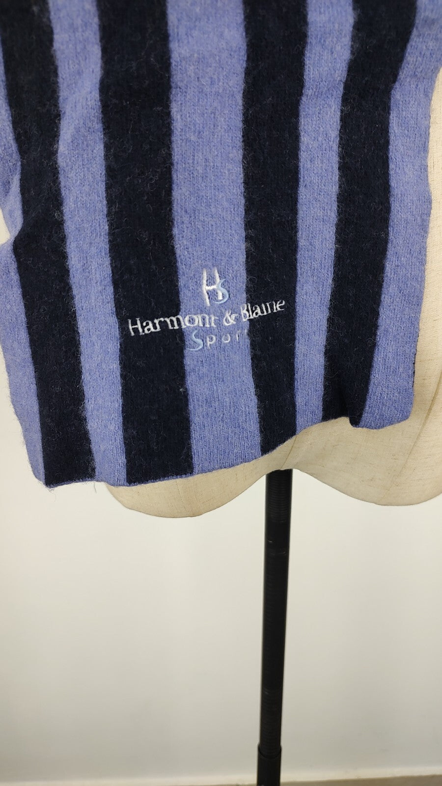 HARMONT & BLAINE SCIARPA LANA UOMO DONNA WOMAN MAN VINTAGE CASUAL SCARF