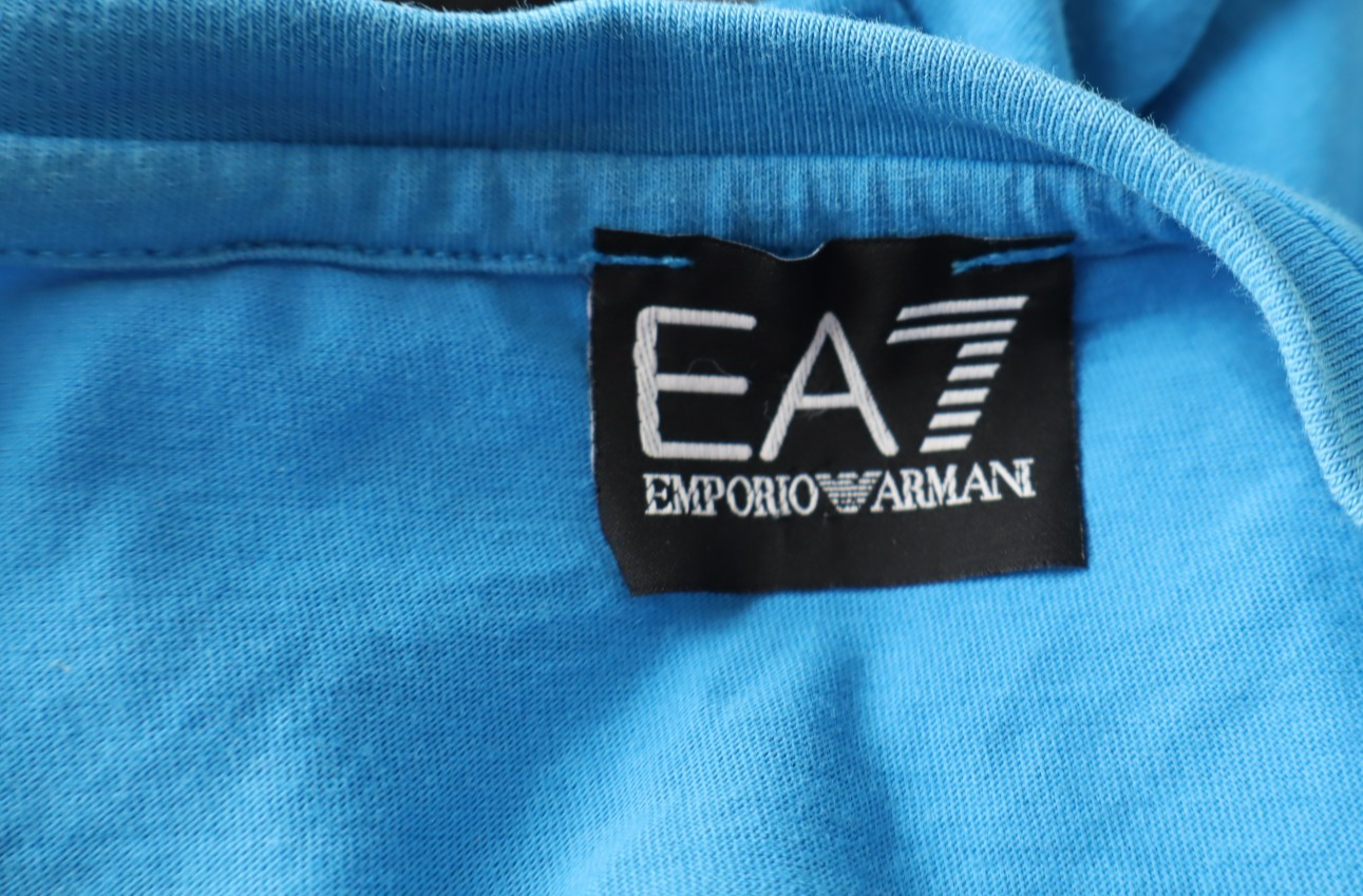 EMPORIO ARMANI EA7 MAGLIA COTONE UOMO TG M MAN T-SHIRT VINTAGE CASUAL COTTON
