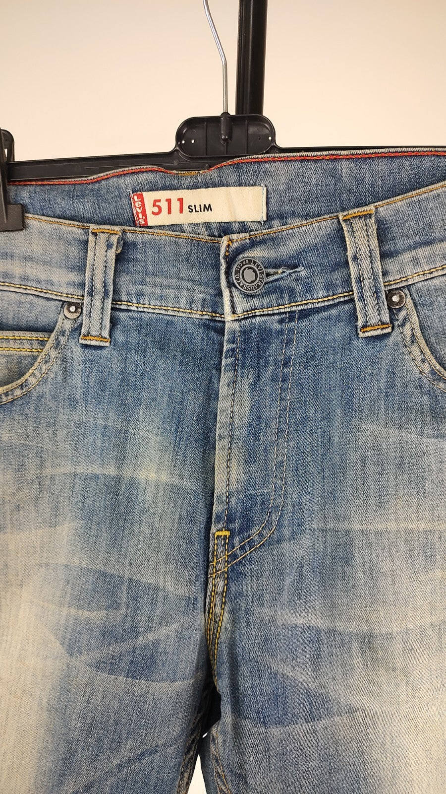 LEVI'S 511 PANTALONE JEANS SHORTS UOMO W34 MAN VINTAGE CASUAL PANTS SLIM