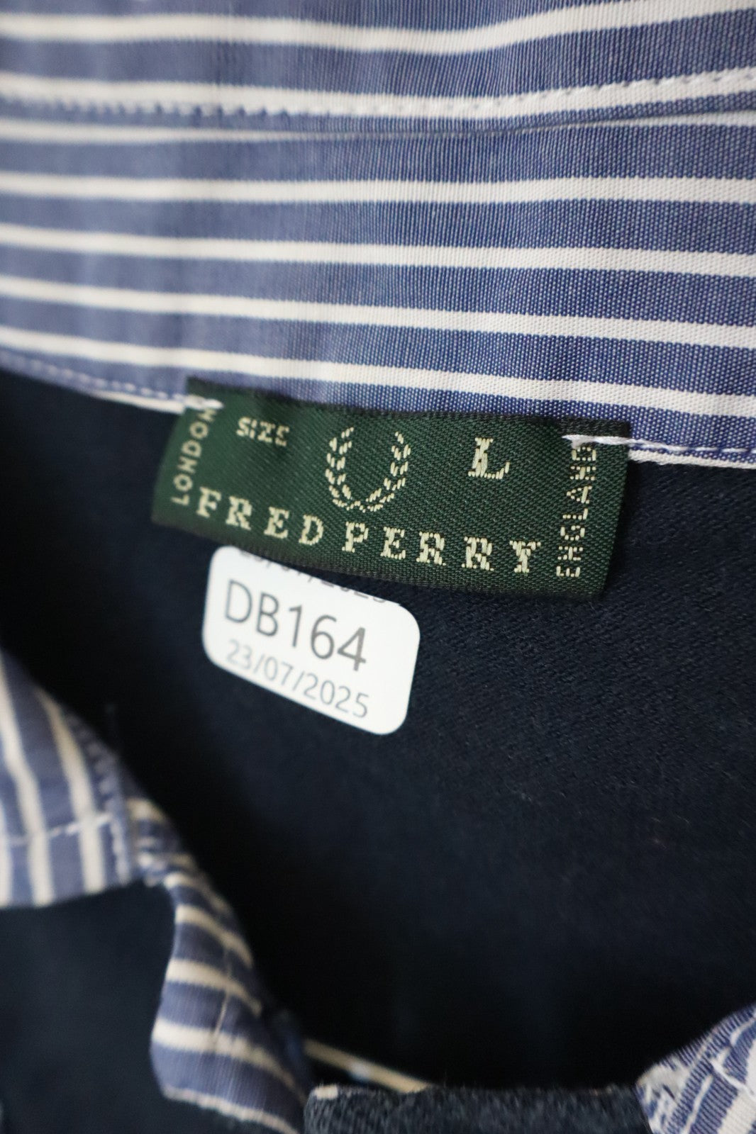 FRED PERRY POLO MAGLIA DONNA COTONE TG. L WOMAN SHIRT CASUAL VINTAGE COTTON