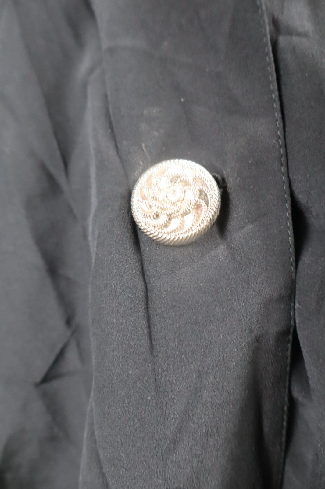 MAX MARA GIACCA BLAZER DONNA Tg XL WOMAN VINTAGE JACKET  SETA SILK UN BOTTONE