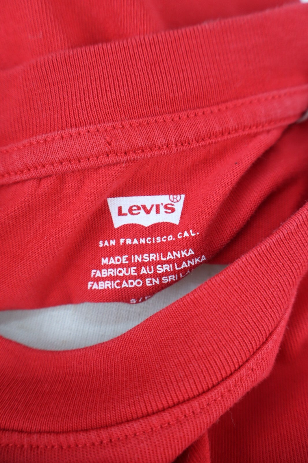 LEVI'S MAGLIA DONNA TG. S WOMAN CASUAL VINTAGE T-SHIRT  TOP COTONE