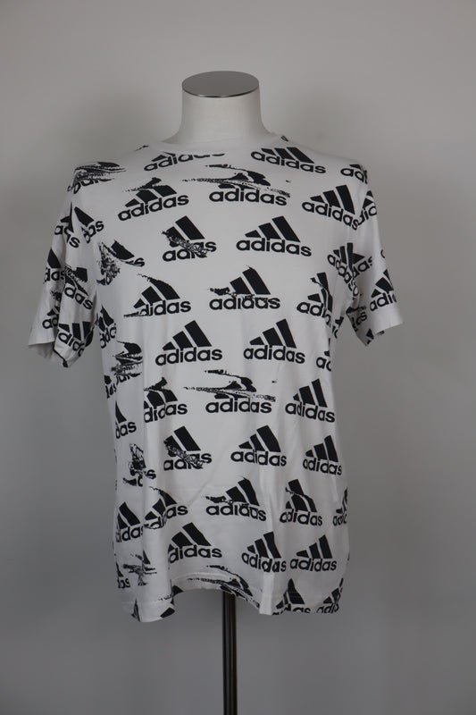ADIDAS MAGLIA UOMO TG M MAN T-SHIRT CASUAL VINTAGE COTONE COTTON LOGO