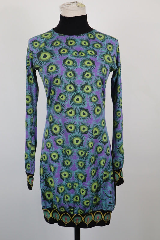 CUSTO BARCELONA VESTITO ABITO DONNA TG. 1 WOMAN CASUAL VINTAGE DRESS