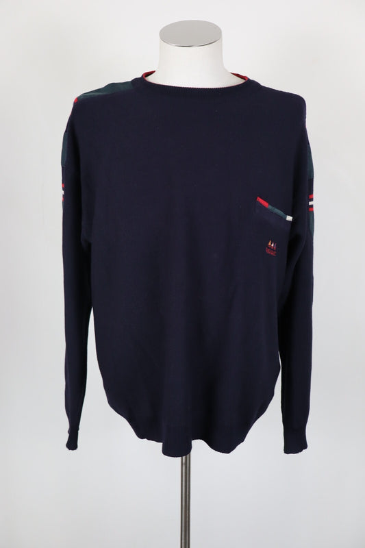 NAVIGARE MAGLIONE COTONE VINTAGE UOMO Tg. XL MAN SWEATER CASUAL
