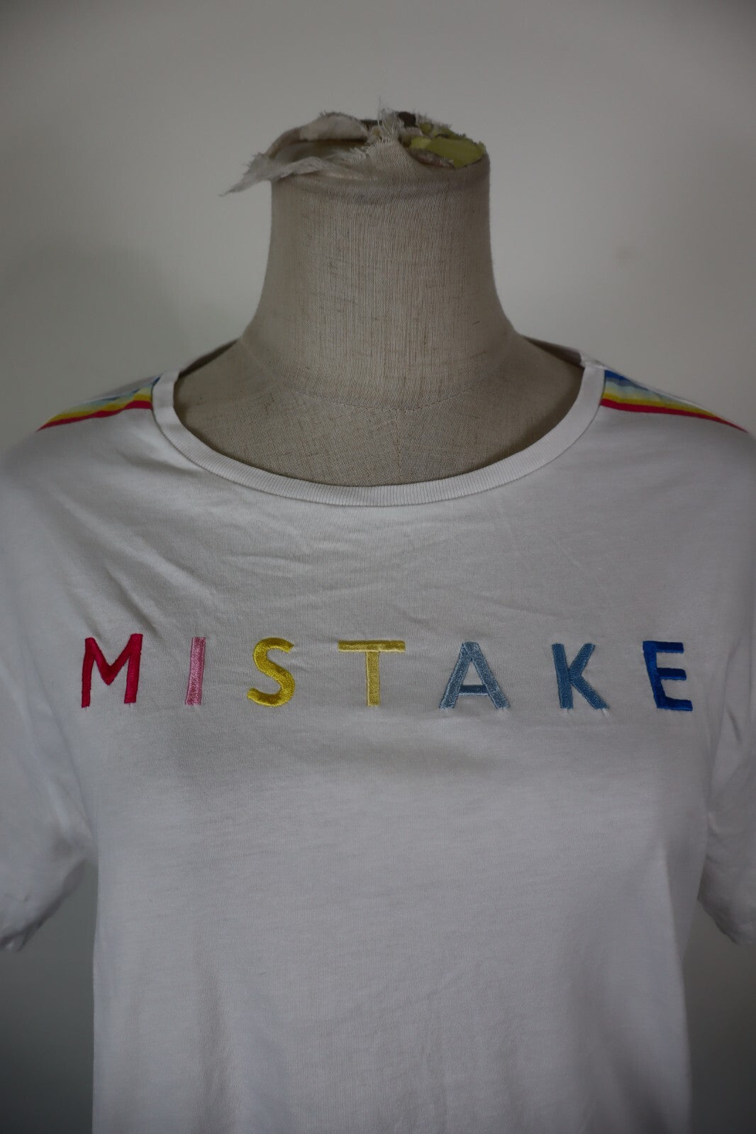 DONDUP MAGLIA DONNA TG. S WOMAN CASUAL VINTAGE T- SHIRT TOP COTONE