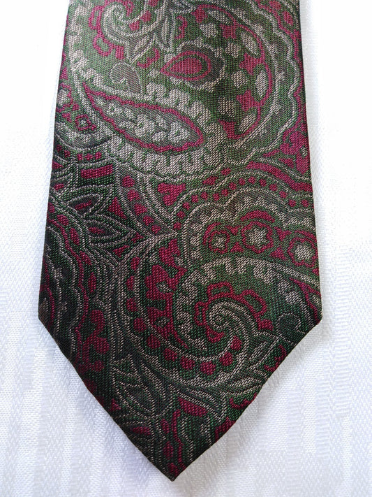 TRUSSARDI 100% SILK TIE SETA CRAVATTA NECKTIE MADE IN ITALIA CLASSIC