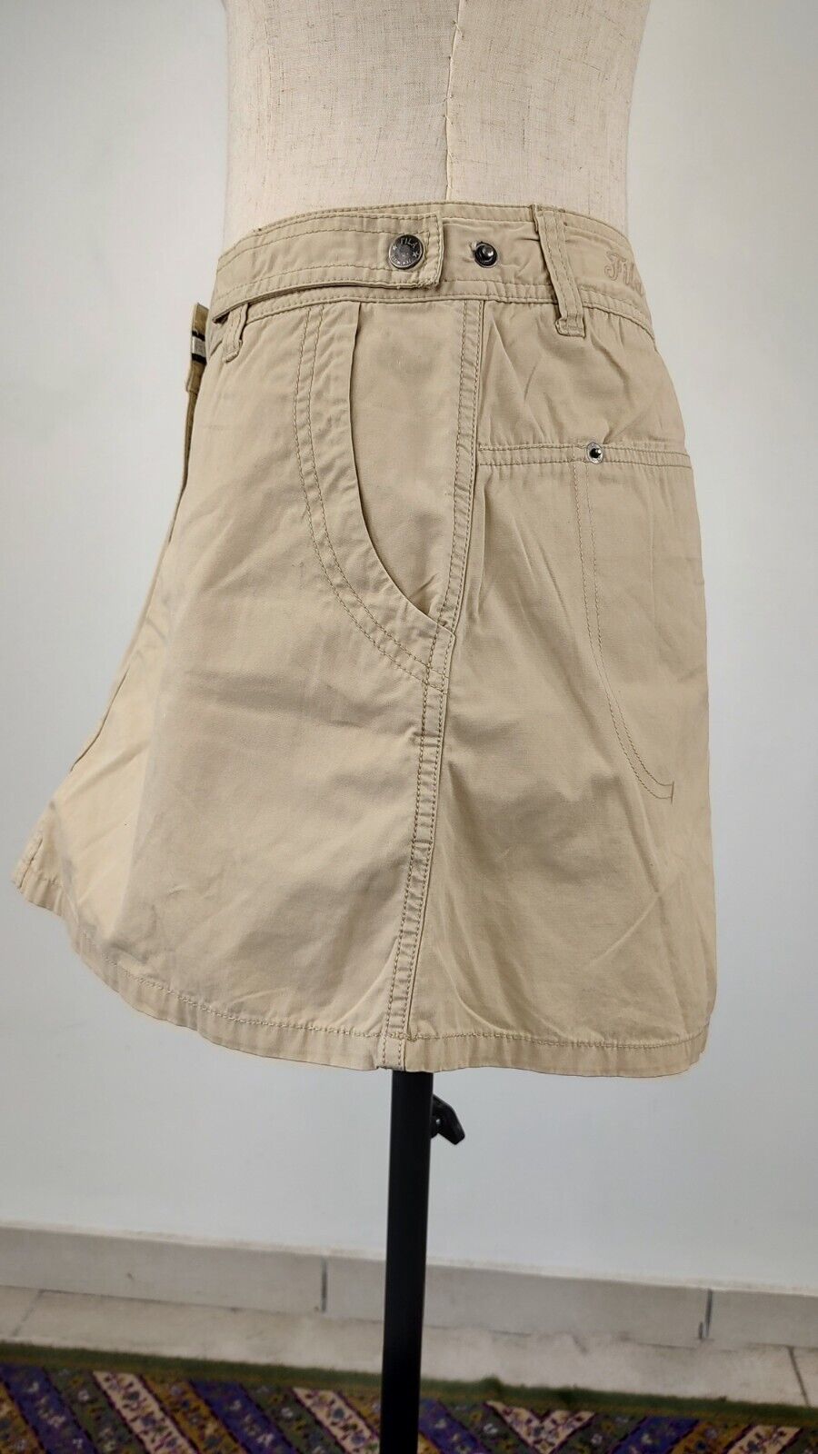 FILA ACADEMY GONNA COTONE DONNA WOMAN SKIRT Tg. 44 VINTAGE