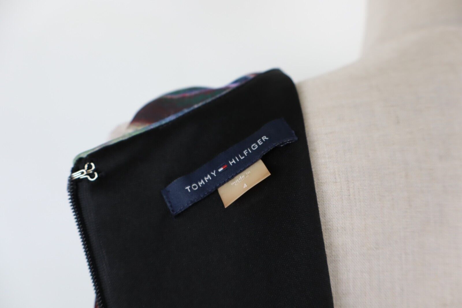 TOMMY HILFIGER VESTITO ABITO DONNA TG 4 WOMAN CASUAL VINTAGE DRESS