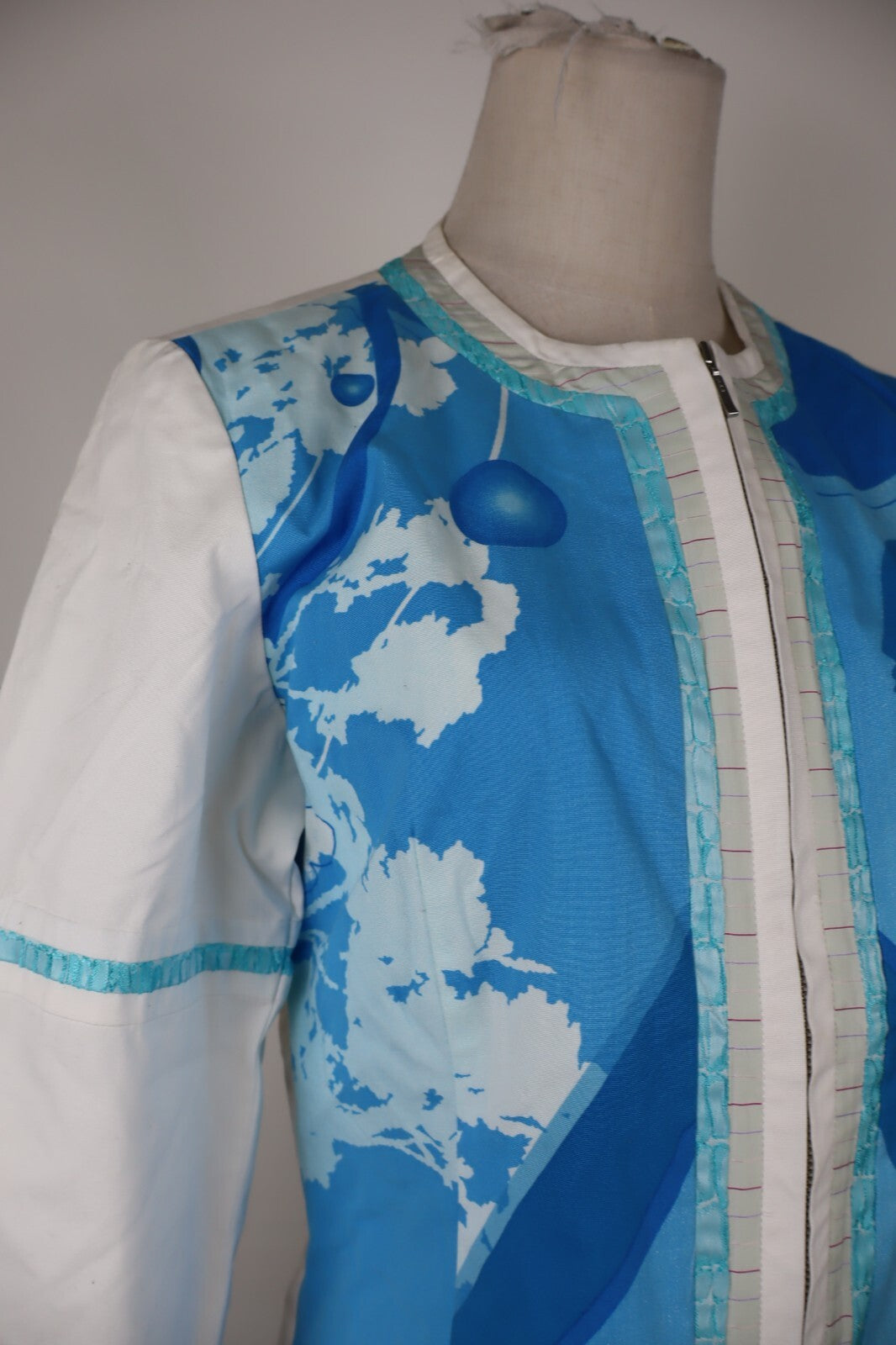 CUSTO GIUBBINO DONNA LEGGERO TG 42 WOMAN JACKET GIACCA VINTAGE COTONE