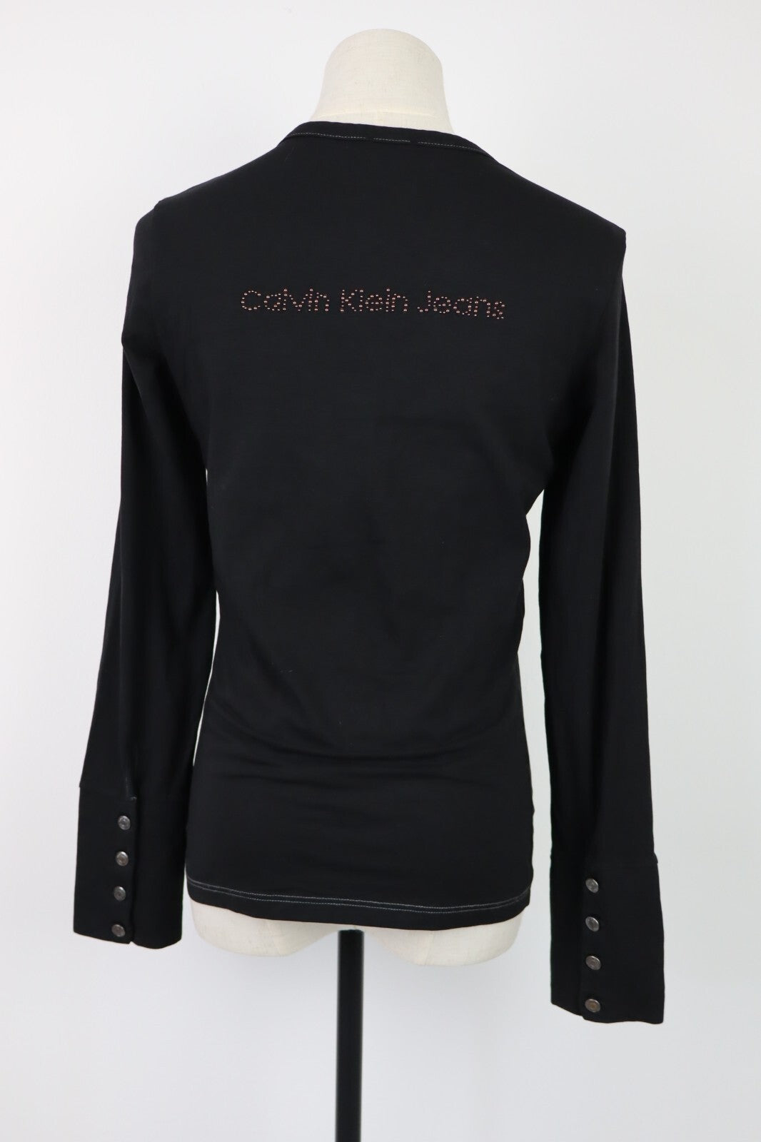 CALVIN KLEIN MAGLIA DONNA TG. S WOMAN CASUAL VINTAGE T-SHIRT TOP