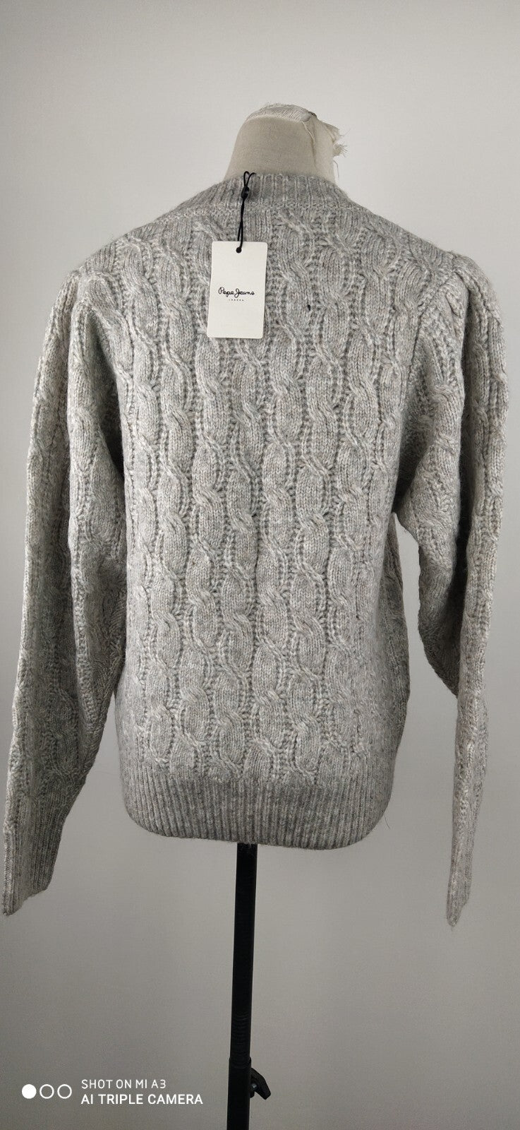 PEPE JEANS MAGLIONE ACRILICO DONNA Tg. L WOMAN CASUAL SWEATER VINTAGE