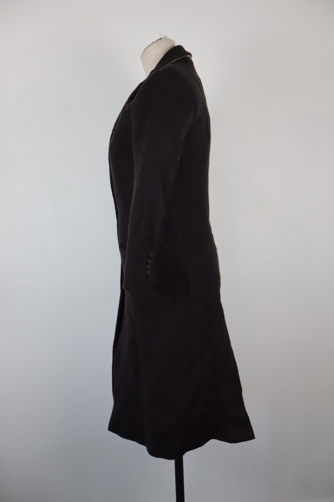 TOMMY HILFIGER CAPPOTTO LANA GIACCA DONNA TG XS WOMAN WOOL COAT VINTAGE CASUAL