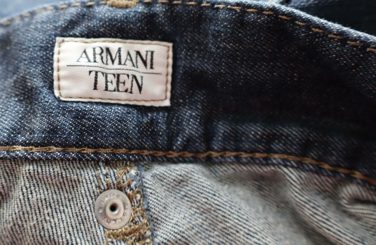 ARMANI TEEN BERMUDA PANTALONE SHORTS RAGAZZO 16 ANN BOY CASUAL PANTS JEANS