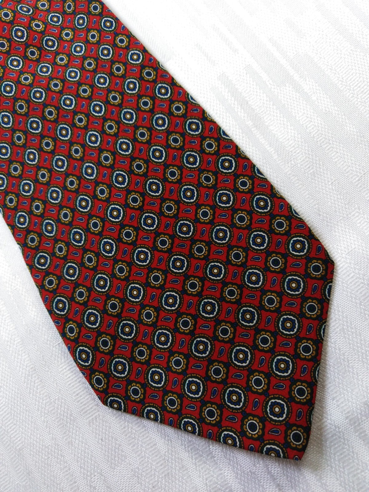BALESTRA 00% SILK TIE SETA CRAVATTA NECKTIE MADE IN ITALY CLASSIC