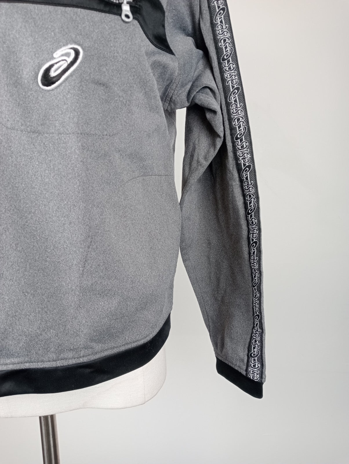 ASICS GIACCA SPORTIVA BOY Tg. M RAGAZZO VINTAGE CASUAL SPORT JACKET CON ZIP