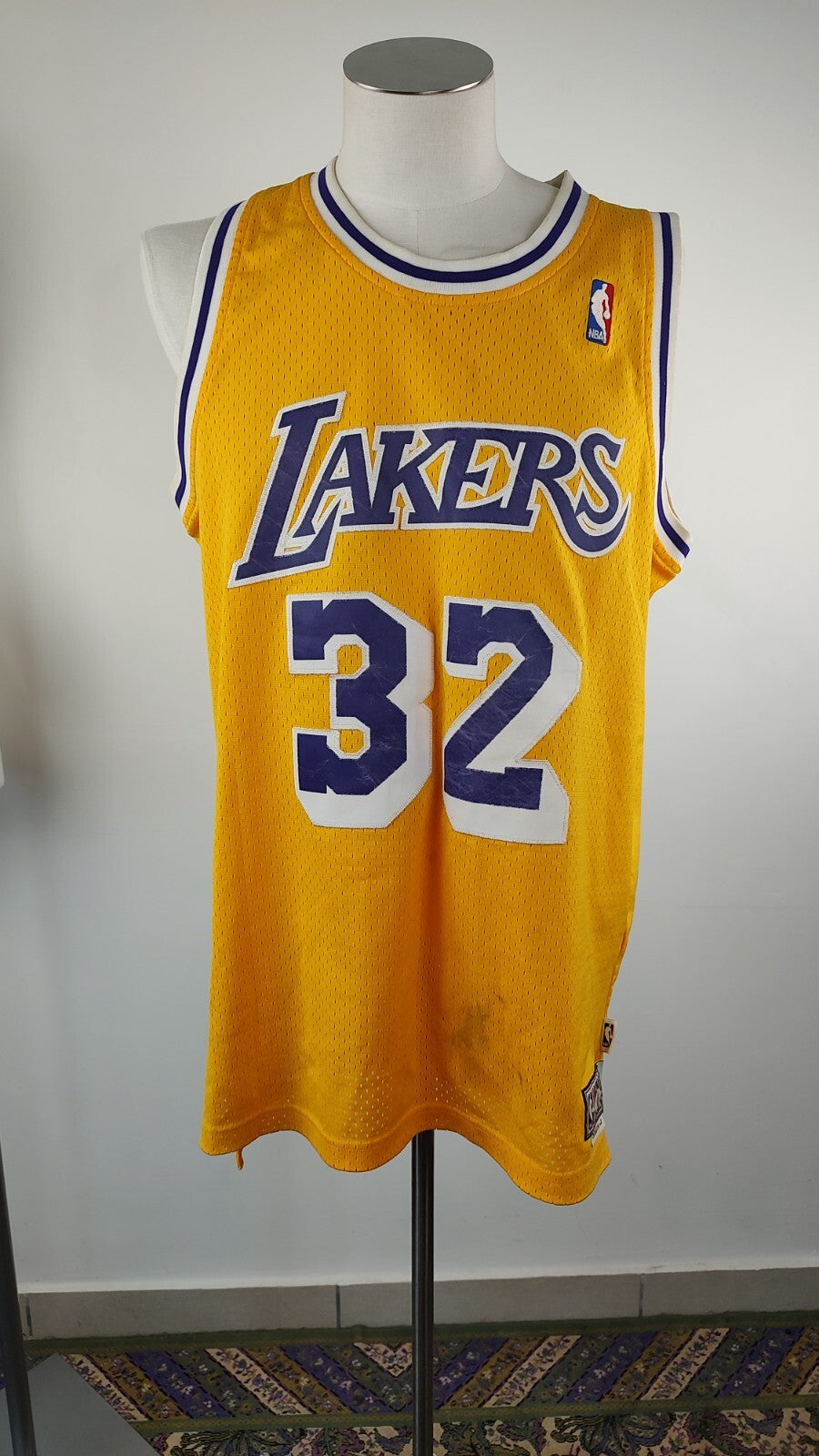 ADIDAS NBA LAKERS CANOTTA BASKET NBA UOMO TG. M SPORT MAN 32 MAGIC JOHNSON