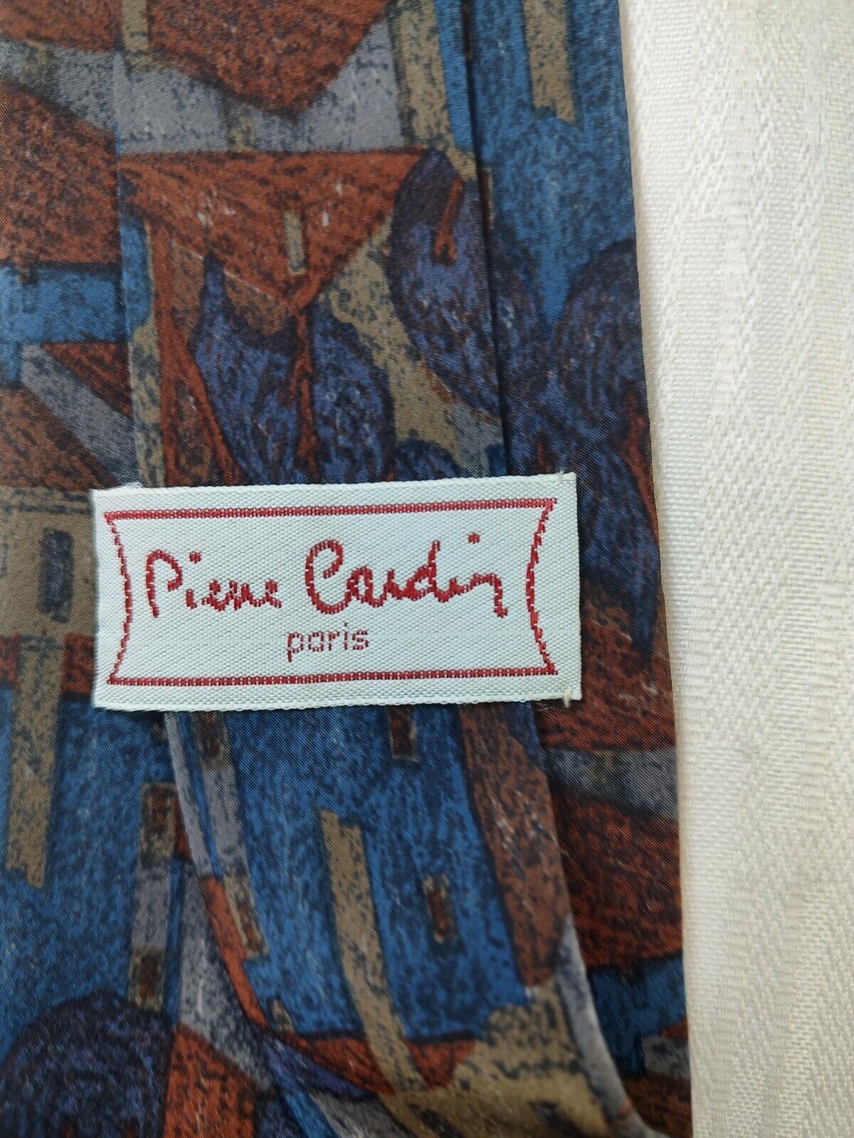 PIERRE CARDIN 100% SILK TIE SETA CRAVATTA NECKTIE MADE IN ITALIA CLASSIC