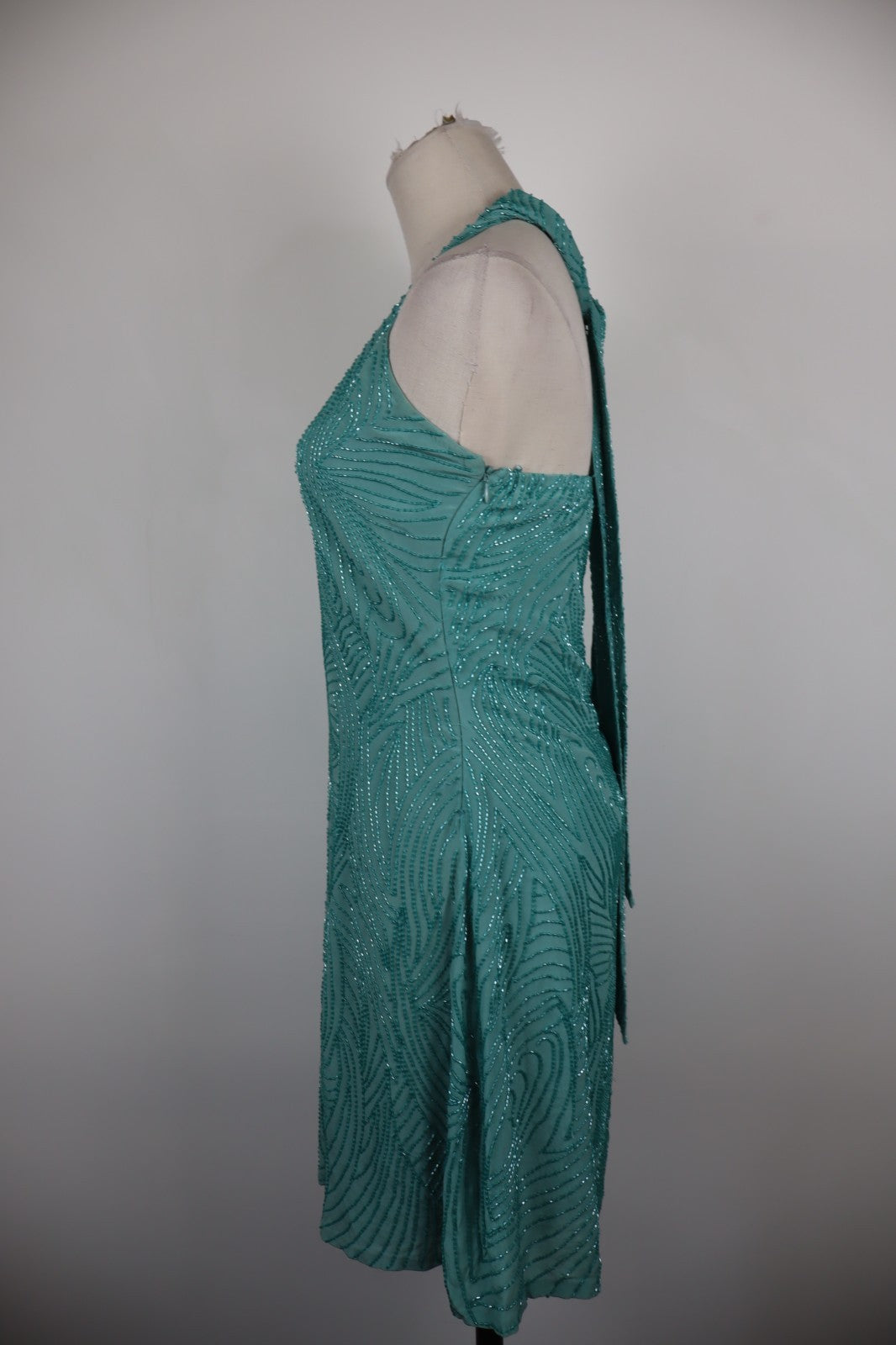 MARCIANO GUESS VESTITO ABITO DONNA TG. 42 WOMAN CASUAL VINTAGE DRESS SETA SILK