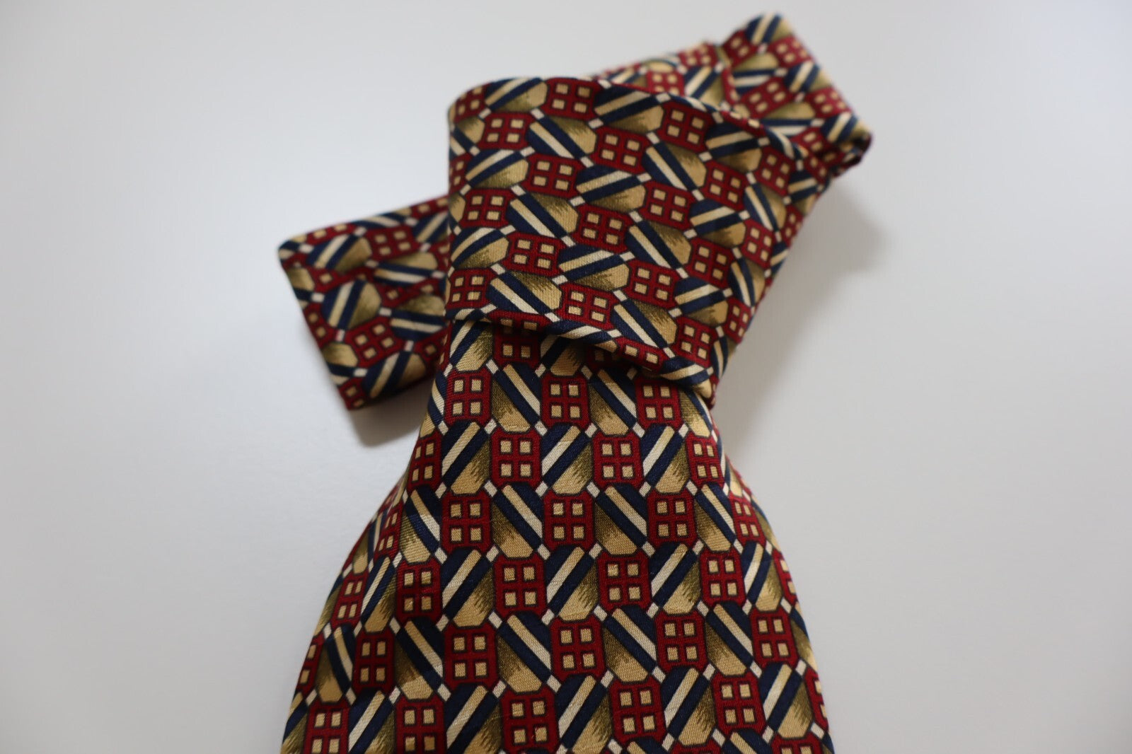 CARNAVAL DE VENISE 100% SILK TIE SETA CRAVATTA NECKTIE MADE IN ITALY CLASSIC