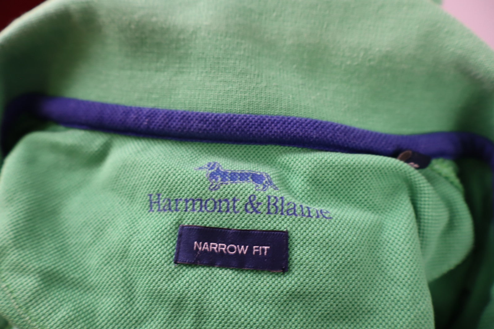 HARMONT & BLAINE POLO MAGLIA UOMO COTONE TG. M MAN COTTON T-SHIRT VINTAGE LOGO