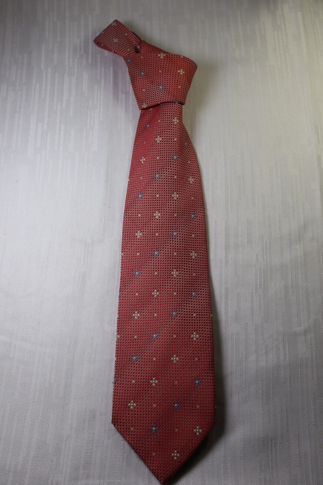 ANTONIO BASILE 100% SILK TIE SETA CRAVATTA NECKTIE MADE ITALY SELF TIPPED