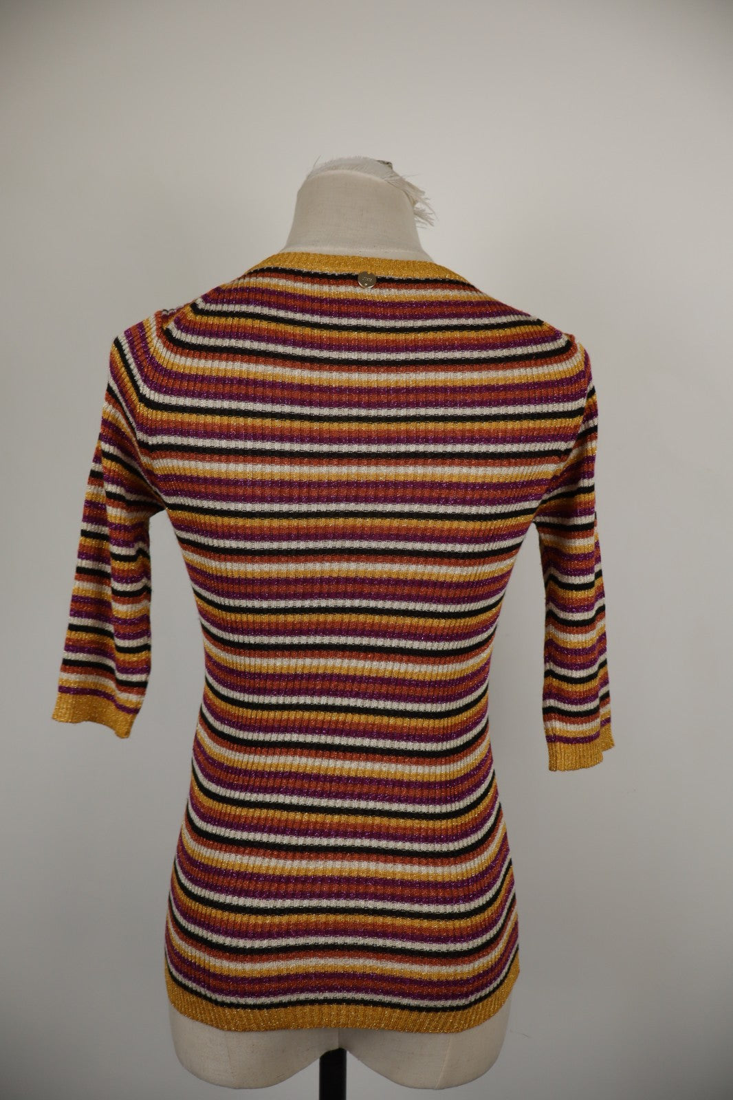 LIU JO MILANO MAGLIA DONNA TG. S WOMAN CASUAL VINTAGE T-SHIRT MANICA A 3/4
