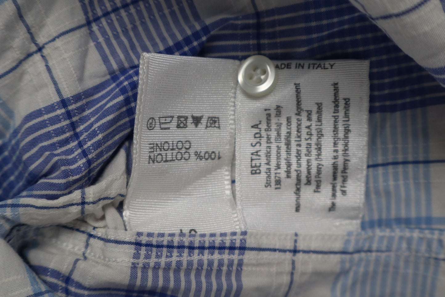 FRED PERRY CAMICIA COTONE DONNA TG. L WOMAN COTTON SHIRT CASUAL VINTAGE