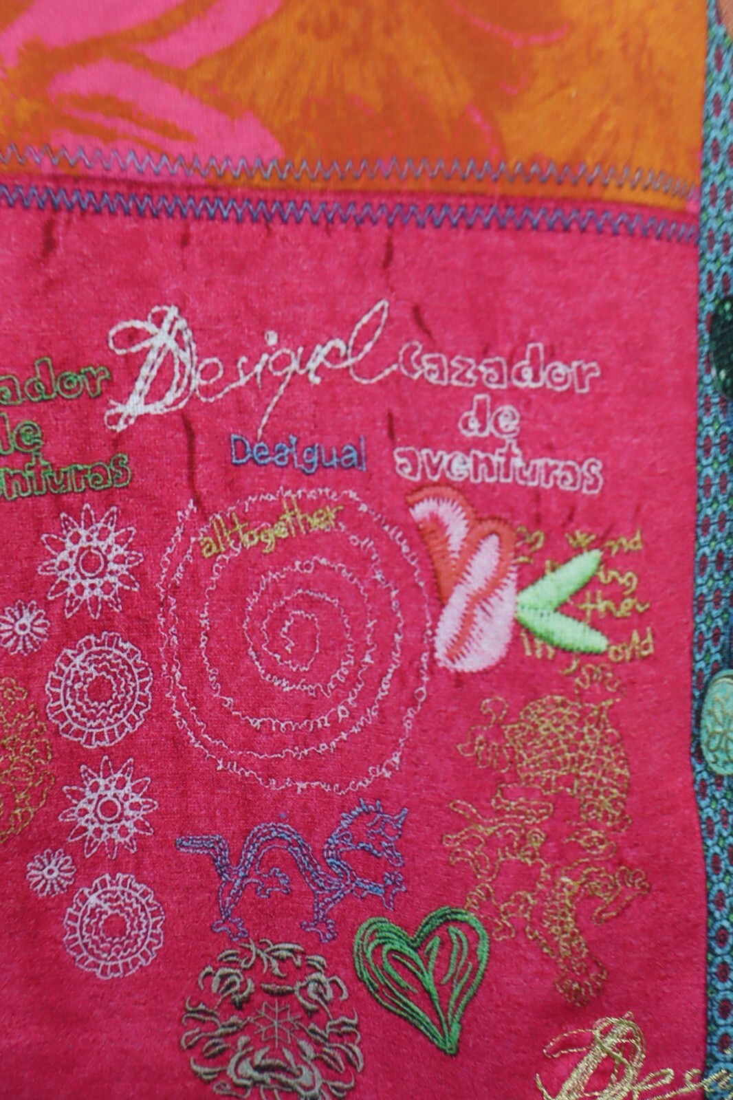 DESIGUAL VESTITO DONNA TG. S WOMAN CASUAL VINTAGE DRESS