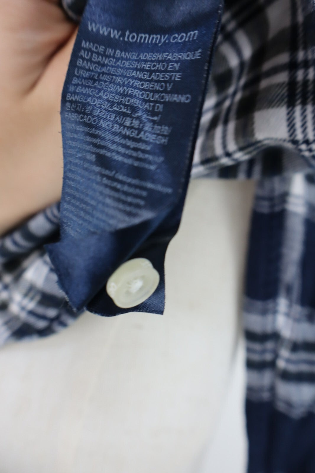 TOMMY HILFIGER CAMICIA DONNA TG. M WOMAN SHIRT CASUAL VINTAGE COTONE COTTON