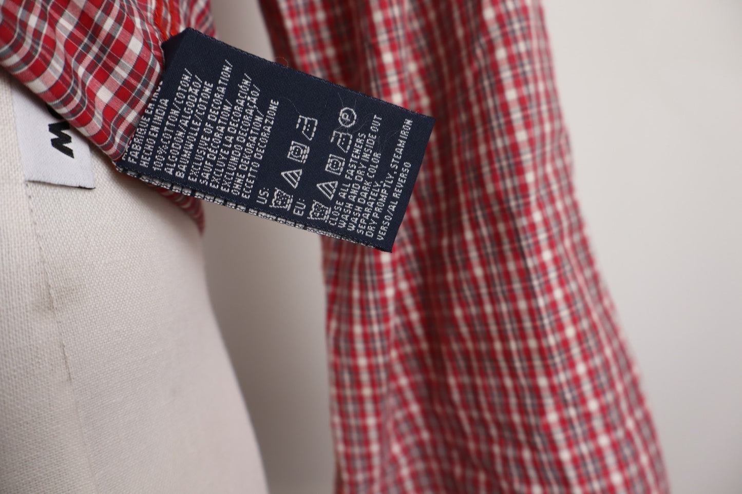 TOMMY HILFIGER CAMICIA MANICA LUNGA UOMO TG.M MAN CASUAL VINTAGE SHIRT COTONE