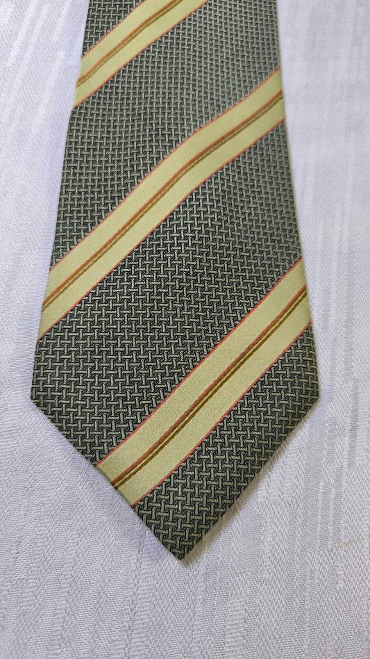 RICHEL 100% SILK TIE SETA CRAVATTA NECKTIE MADE IN ITALY