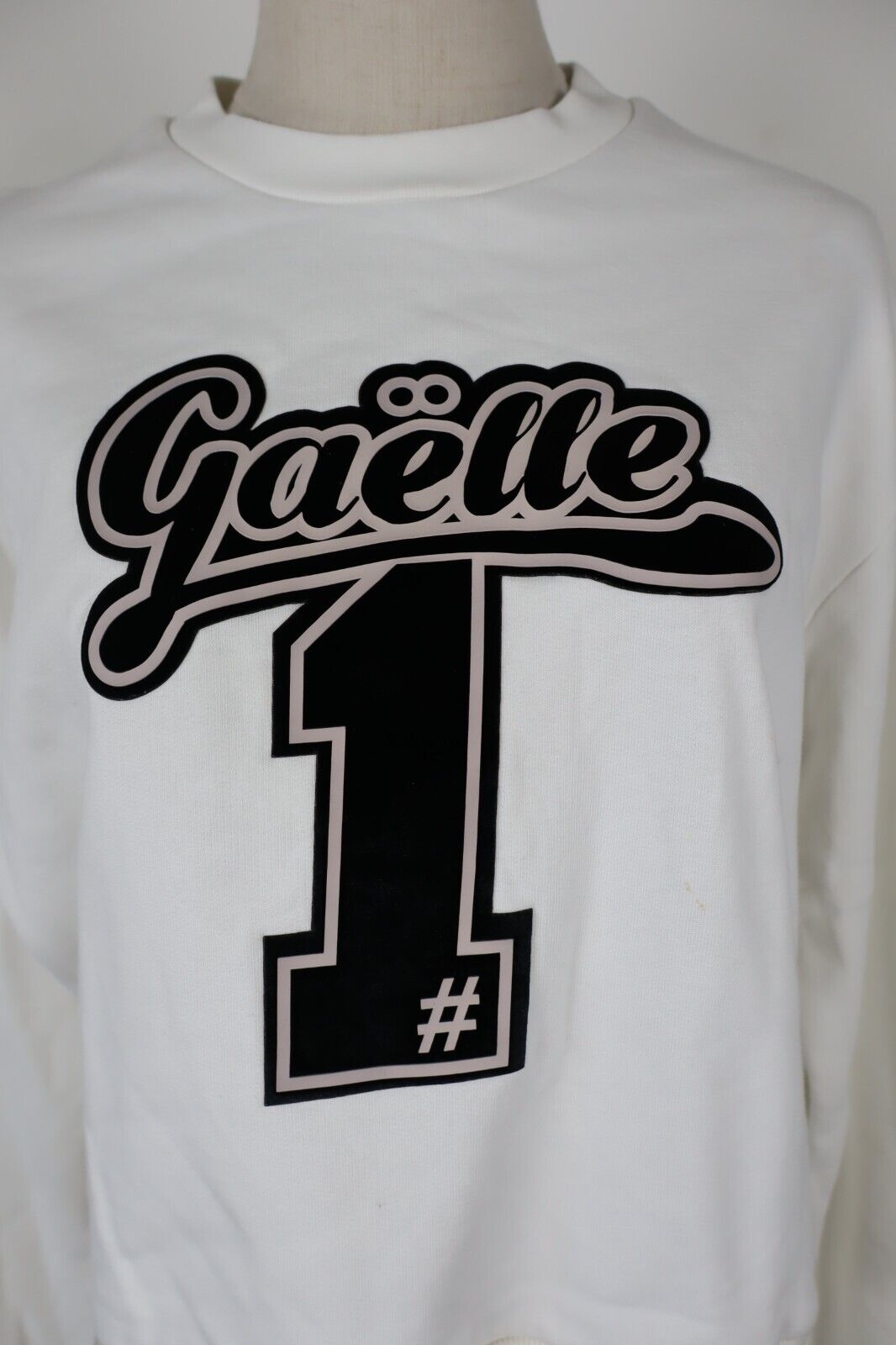 GAELLE FELPA MAGLIA DONNA Tg 2 WOMEN CASUAL VINTAGE SPORT SWEATSHIRT