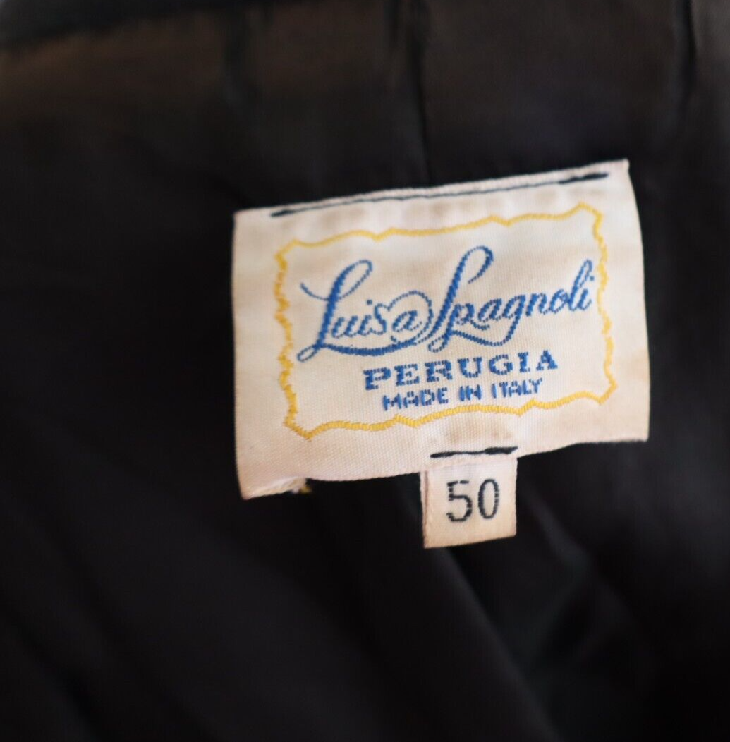 LUISA SPAGNOLI BLAZER GIACCA DONNA 50 WOMAN CASUAL VINTAGE JACKET LANA WOOL