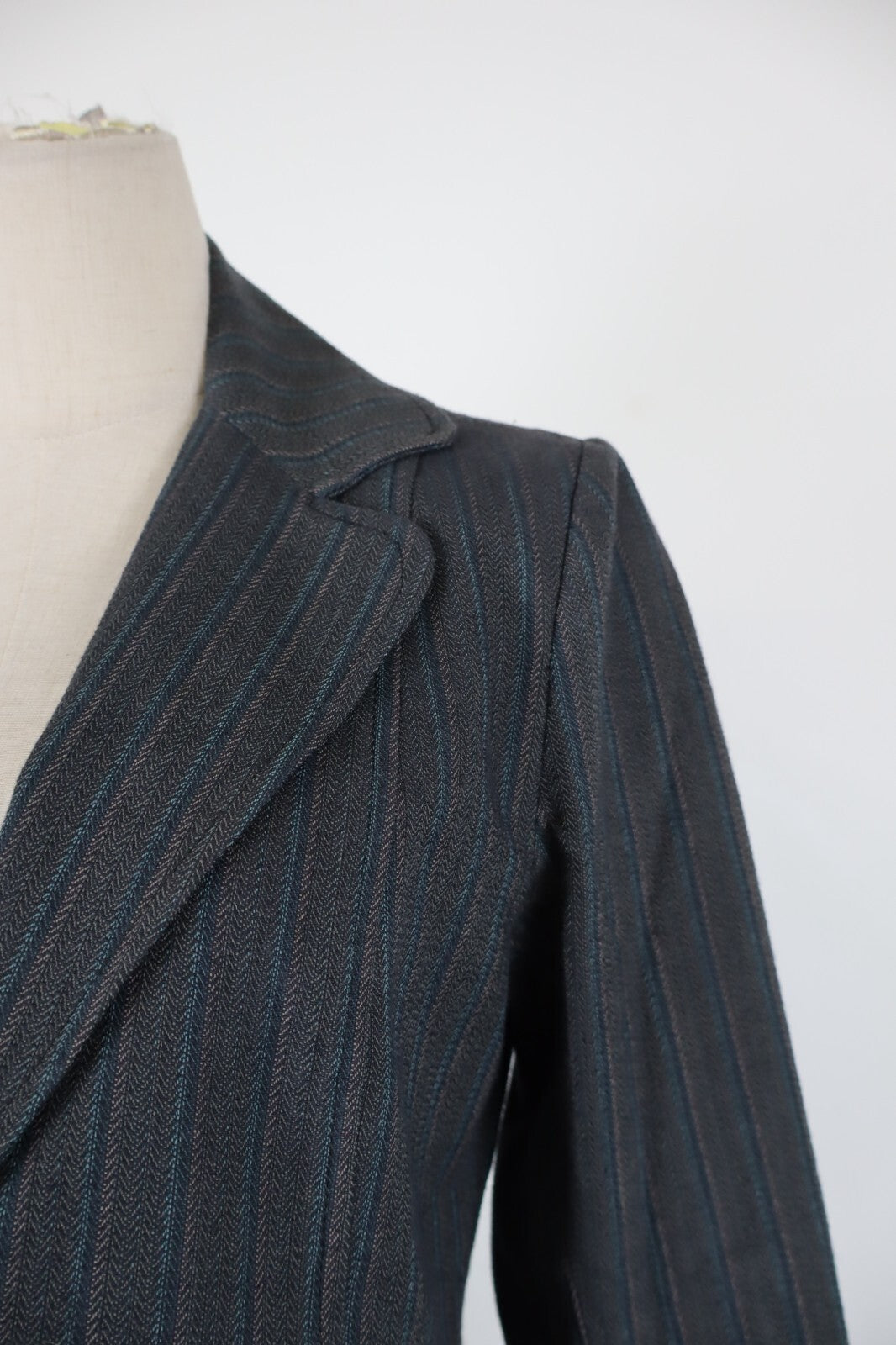 PATRIZIA PEPE GIACCA BLAZER DONNA Tg 44 WOMAN VINTAGE JACKET COTONE LANA