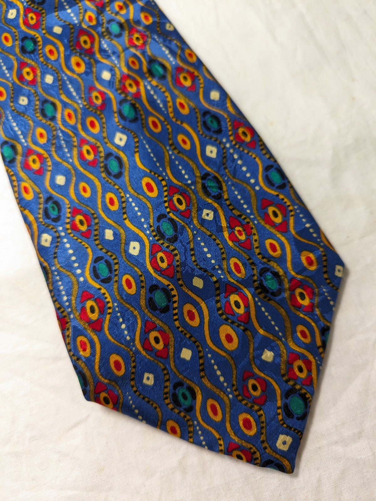 SERGIO TACCHINI 100% SILK TIE SETA CRAVATTA NECKTIE MADE IN ITALY