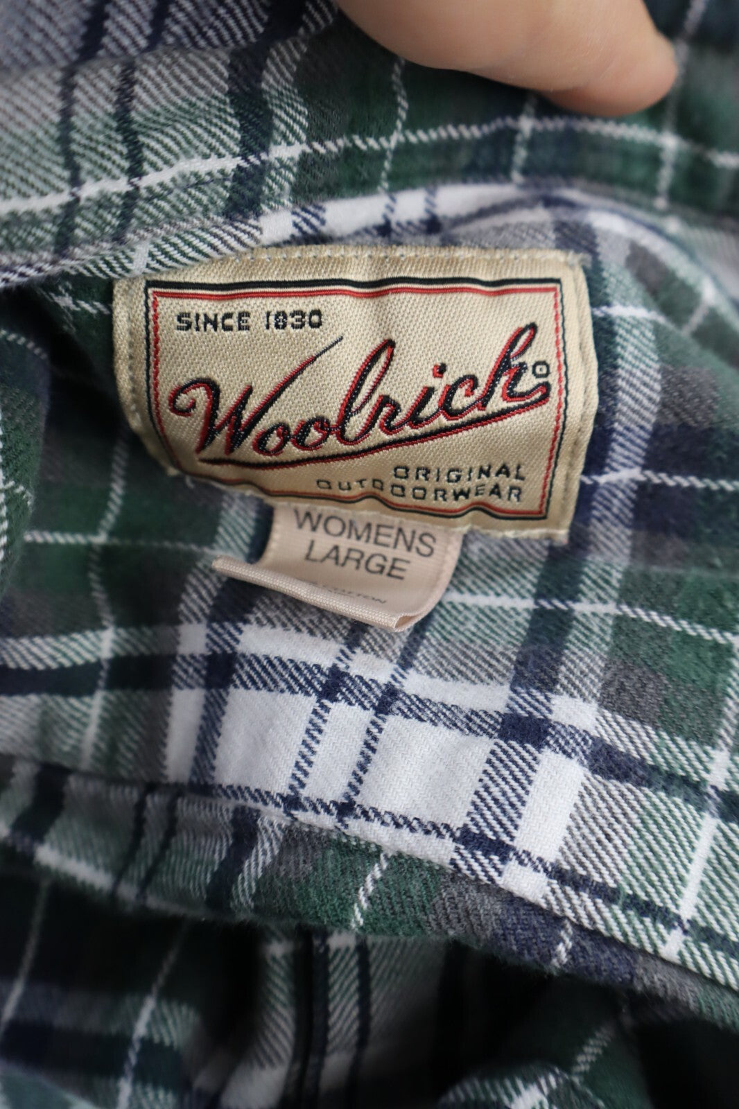 WOOLRICH CAMICIA BLUSA DONNA TG. L WOMAN SHIRT CASUAL VINTAGE COTONE FLANELLA